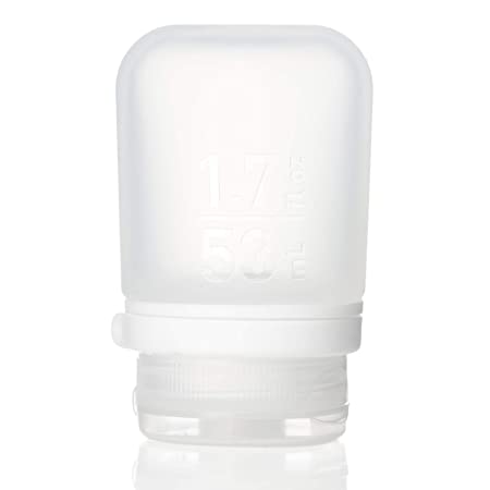 humangear Gotoob  Silicone Travel Bottle with Locking Cap, Small (1.7oz), Clear