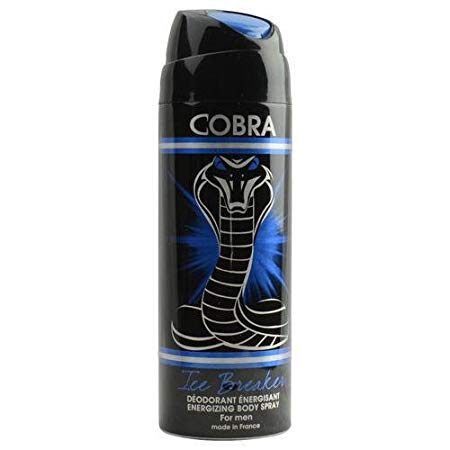 Jeanne Arthes Cobra Icebreaker Men's 6.6-ounce Energizing Body Spray