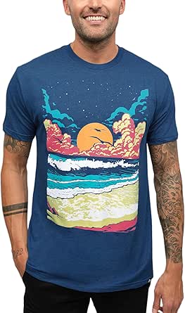 INTO THE AM Cool Graphic T-Shirts for Men S - 4XL Premium Quality Unique Art Tees UFO Space