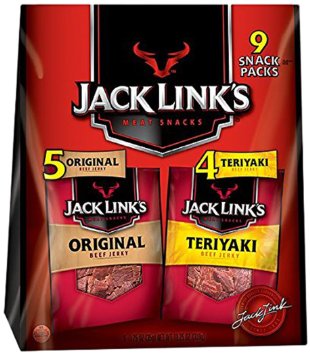 Jack Links Premium 110 Calorie Snack Beef Jerky Variety Pack, 11.25 Ounce