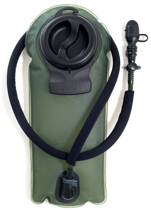 ErgaLogik Gravity H20 2L Hydration Bladder with Auto-Lock Valve System - Great for Running Hiking Skiing and Cycling