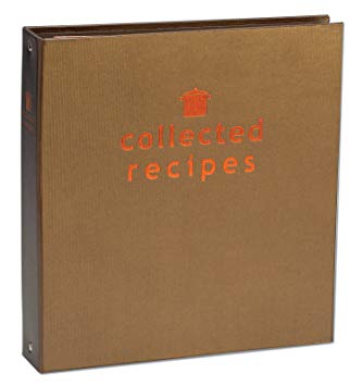 Meadowsweet Kitchens Create Your Own Collected Recipes Cookbook - Brown & Copper