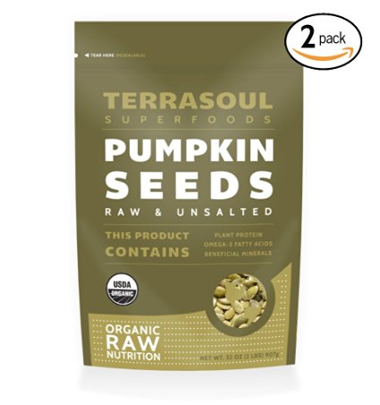 Terrasoul Superfoods Organic Pumpkin Seeds, 4 Pounds