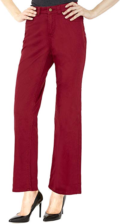 Croft & Barrow Straight Leg Woman’s Pants – Soft Stretch Dress Trousers With Slimming Control Top – by