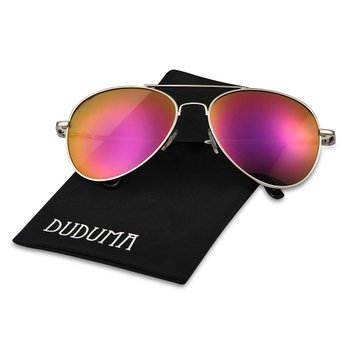 Duduma Premium Full Mirrored Aviator Sunglasses w/ Flash Mirror Lens Uv400