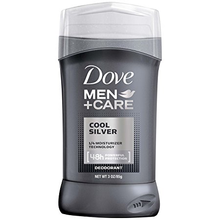 Dove Men Care Men Care Deodorant Stick, Cool Silver 3 oz