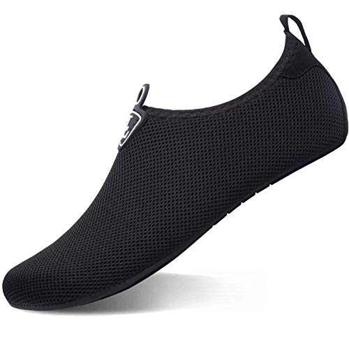 L-RUN Water Shoes Unisex Barefoot Skin Shoes Aqua Socks for Run Dive Surf Swim Beach Yoga