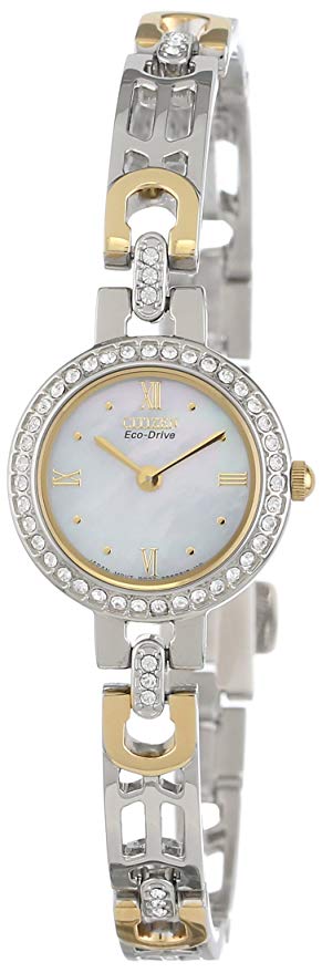 Citizen Women's Eco-Drive Watch with Swarovski Crystal Accents, EW8464-52D
