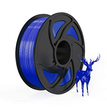 Anet PLA 3D Printer Filament 1.75mm, Dimensional Accuracy  /- 0.05 mm, 1kg Spool PLA Filament 1.75mm for Most 3D Printer & 3D Pen (Dark Blue)