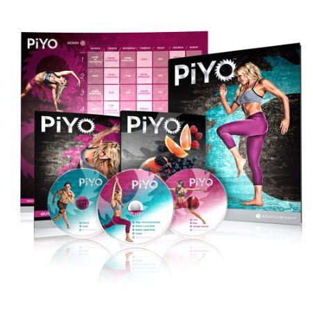 Chalene Johnsons PiYo Base Kit - DVD Workout with Exercise Videos  Fitness Tools and Nutrition Guide