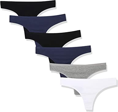 Madeline Kelly Women's 6 Pack Cotton Thong