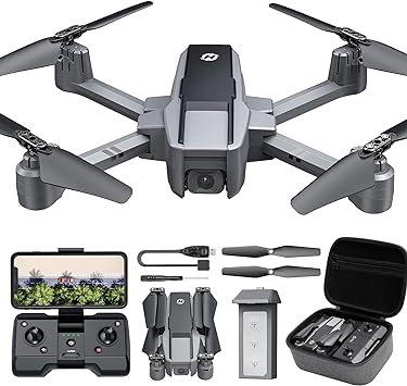 Holy Stone HS440D Drones for Adults with Camera 4K, Foldable GPS Drone with 19Mins Flight Time, Auto Return, Follow Me, Waypoints, 5G Transmission, Under 249g Easy for Beginners