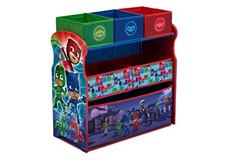 Delta Children Multi-Bin Toy Organizer, PJ Masks