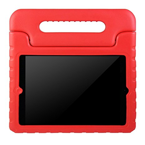 AVAWO Apple iPad 2 3 4 Kids Case - Light Weight Shock Proof Convertible Handle Stand Kids Friendly for iPad 2, iPad 3rd generation, iPad 4th generation Tablet - Red