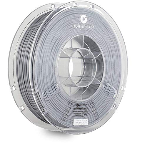 Polymaker PolyMax PLA 3D Printer Filament, fits Most FDM Printer, 3D Printing Filament. PolyMax PLA (1.75, 750g) True Grey