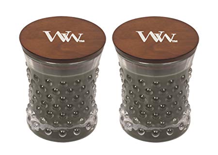 WoodWick Vintage Hobnail Candle Set - Evening Bonfire