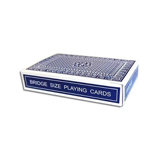 Magic Blue Svengali Deck - Bridge Size - Perfect for Smaller Hands - Fits in Your Pocket with Ease - Includes Instructions