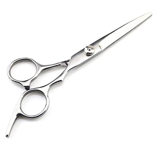 Barber Hair Cutting Scissors 6 Inch Stainless Steel Hair Scissors Regular Flat Teeth Blades Shears Razor Edge Salon Hairdressing Styling Tool