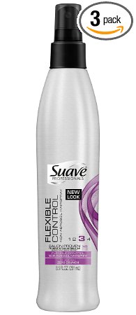 Suave Professionals Flexible Control, Non-Aerosol Hairspray 8.50 oz (Pack of 3)