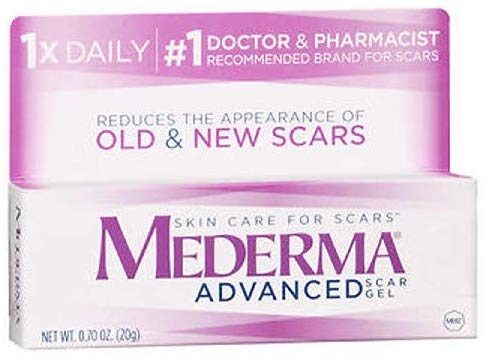 Mederma Advanced Scar Gel, 20 Grams, Pack of 2