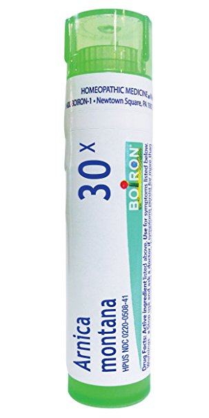 Boiron Arnica Montana (30 Count) Homeopathic Medicine for Pain Relief, Soreness, Swelling, and Bruising, Natural Relief from Botonical Sources