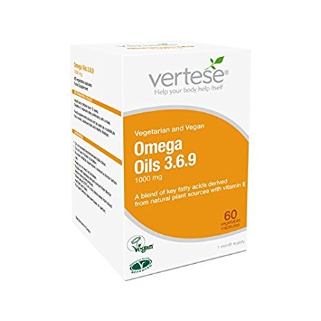 Vertese Omega Oils 3.6.9 60 Vegetable Capsules (Pack of 1)