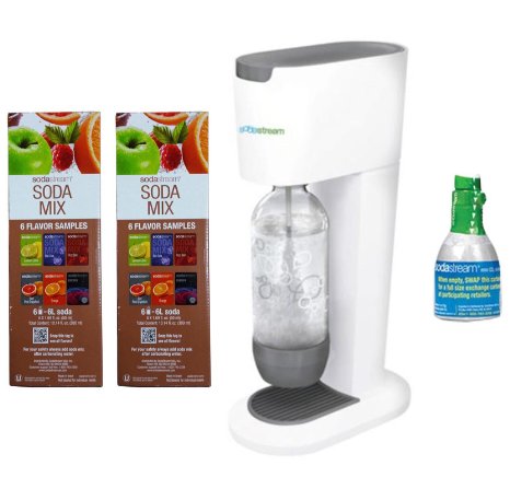 SodaStream Genesis Home Sparkling Water Maker Starter Kit w/ 12 SodaMix Samples