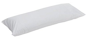 Pillowtex Cotton Body Pillow Cover (White - 20" x 72")