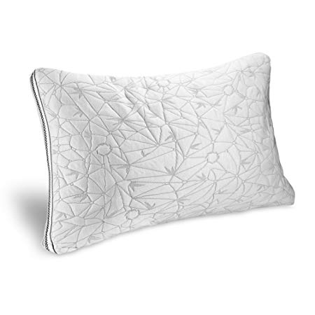 Nestl Bamboo Gel Bed Pillow – Cool Shredded Memory Foam, Adjustable Custom All-Side-Sleepers, Queen