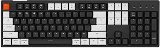 Keychron C2 Full Size Hot-swappable Wired Mechanical Keyboard Compatible with Mac, Keychron Red Switch, 104 Keys ABS keycaps Gaming Keyboard for Windows, USB-C Type-C Braid Cable