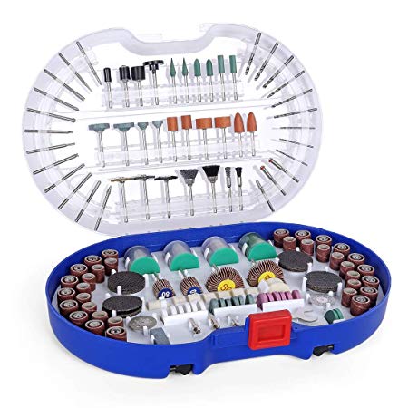 WORKPRO 276-piece Rotary Tool Accessories Kit Universal Fitment for Easy Cutting, Carving and Polishing
