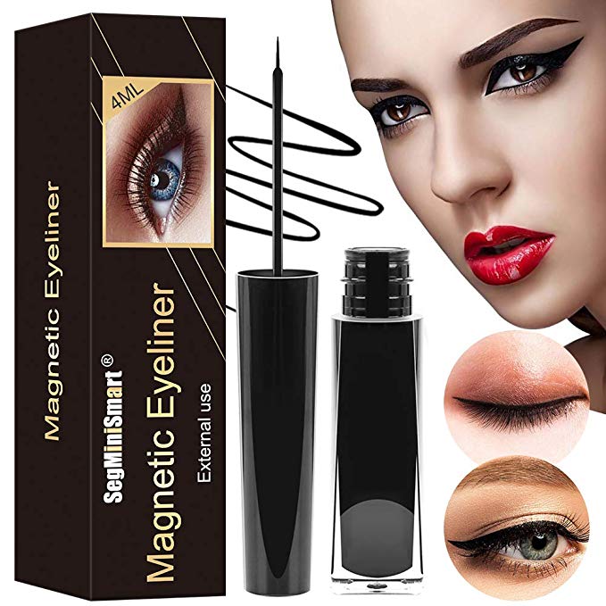 Magnetic Eyeliner,Magnetic Eyeliner For Use With Magnetic False Eyelashes,Magnetic Eyeliner Waterproof Sweat-Proof Fast Drying Lasting