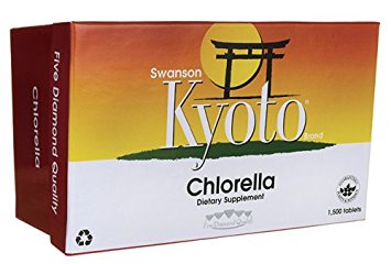 Kyoto Chlorella 200 mg 1500 Tabs by Swanson Kyoto