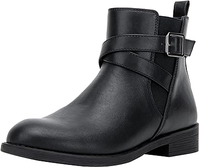 Jeossy Women's 9008 Ankle Boots Zipper Casual Fall Short Booties for Women