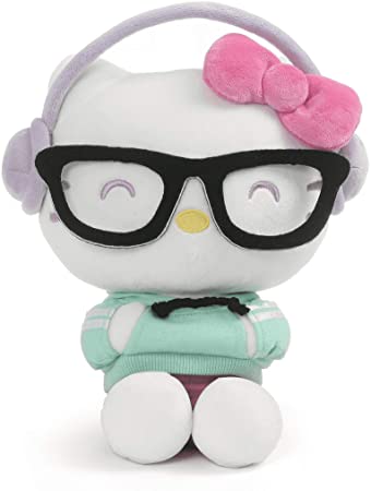 GUND Sanrio Hello Kitty Kawaii Style Plush Stuffed Animal Cat, 9.5", 6054616
