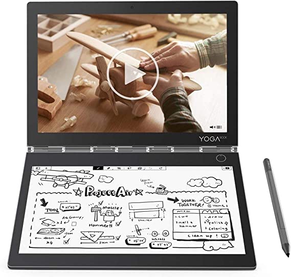 2019 Lenovo Yoga Book C930 2-in-1 10.8" QHD Touchscreen Laptop Computer, Intel Core i5-7Y54 up to 3.2GHz, 4GB RAM, 128GB SSD, USB-C, Fingerprint Reader, Active Pen, Touch E-Ink Keyboard, Windows 10