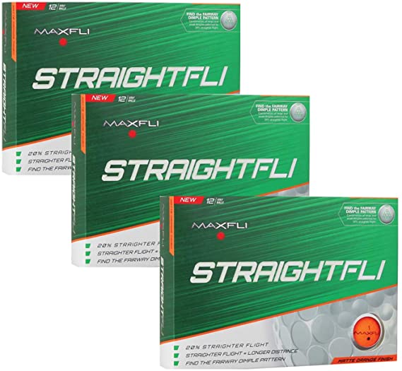 Maxfli StraightFli Golf Balls - Longer Straight Flight Distance
