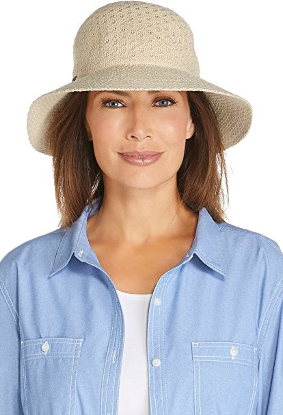 Coolibar UPF 50  Women's Marina Sun Hat - Sun Protective