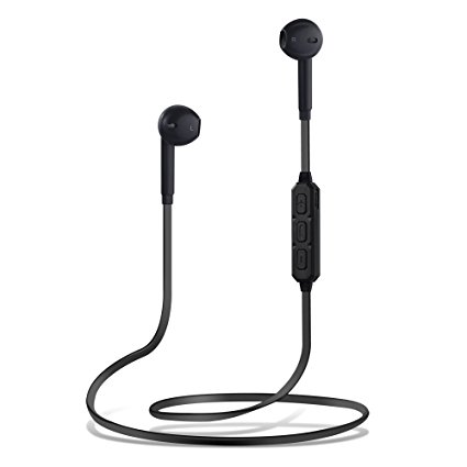 Bluetooth Headphones,UINSTONE Wireless Headphone with mic Sport Stereo Noise Cancelling Sweatproof Headset Earbuds Earphones Headphones Noise Cancelling, Ergonomic Design, Secure Fit.