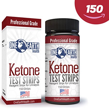 150 Count (Made in USA) Ketone Test Strips - Bonus Ketone Guide sent via Email