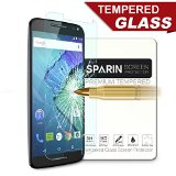 2 Pack Moto X Pure Edition Screen Protector 3mm25D Tempered Glass SPARIN Bubble-Free Repeatable Installation Glass Screen Protector for Motorola Moto X Pure Edition Lifetime Warranty