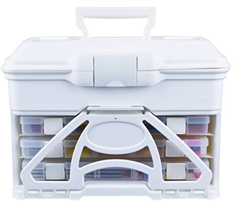 ArtBin Solutions Cabinet- White Craft Storage, 6994AB