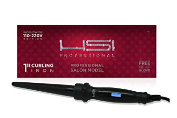 HSI Professional Groover 1" Tapered Curling Wand, 1.3 Pound