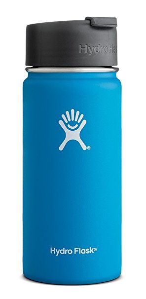 Hydro Flask Vacuum Insulated Stainless Steel Water Bottle, Wide Mouth w/ Hydro Flip Cap