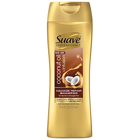 Suave Professionals Damage Repair Shampoo, Coconut Oil Infusion 12.6 Fl oz