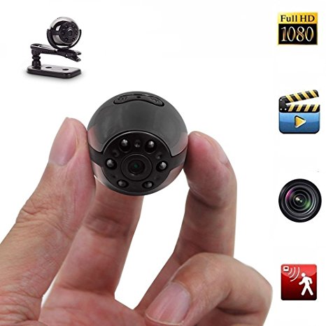Mini DV Camera,1080P/720P Full HD 6 LED Infrared Night Vision Motion Detection Portable Camera (1 Pack)