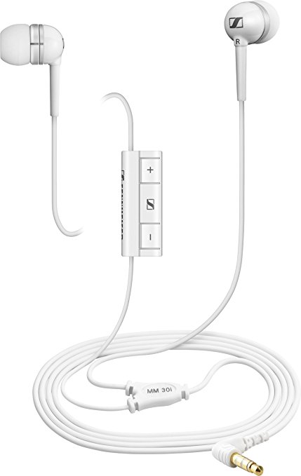 Sennheiser MM30i In-Ear Headset for iPhone/iPad/iPod - White