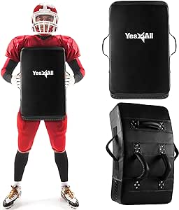 Yes4All Blocking Pad, Leather Basketball and Football Training Equipment, Football Blocking Pads