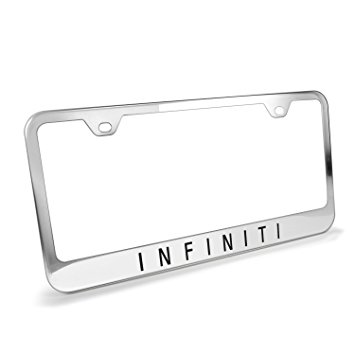 Infiniti Polished Stainless Steel License Frame