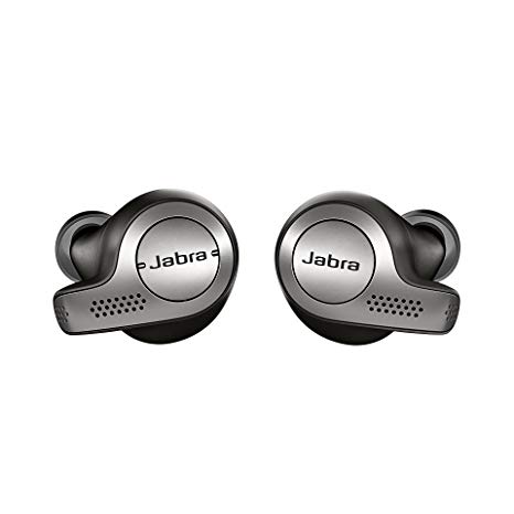 Jabra Elite 65t Alexa Enabled True Wireless Earbuds & Charging Case - Titanium Black (Certified Refurbished)